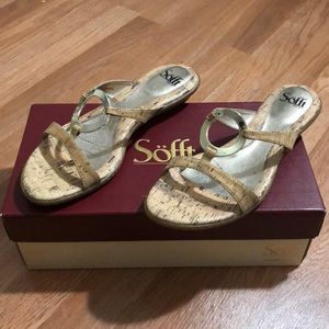 Sofft - Gold Cork Sandals